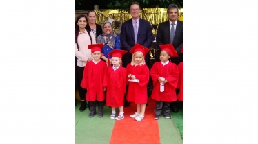 Saj Hussain, Deputy Mayor and Jonathan Lord MP visit Carol’s Day Nursery