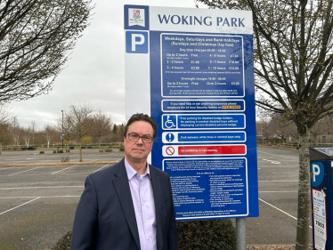 Jonathan Outside Woking Park Car Park