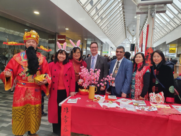 Jonathan Lord MP celebrating Chinese New Year