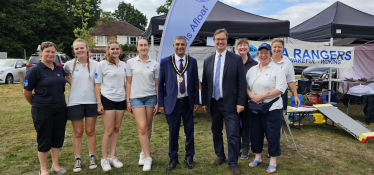 Jonathan with Woking Sea Rangers